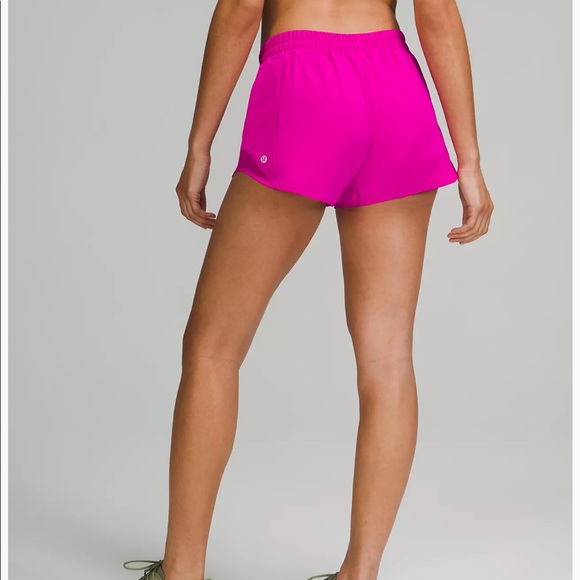 NWT Lululemon Hotty Hot Low-rise Lined Short 4” Size 4 (Purple Highlight) - Picture 7 of 7